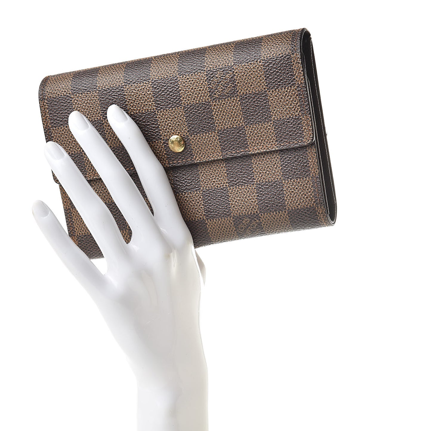 Damier Ebene Porte Tresor Etui Papier Wallet