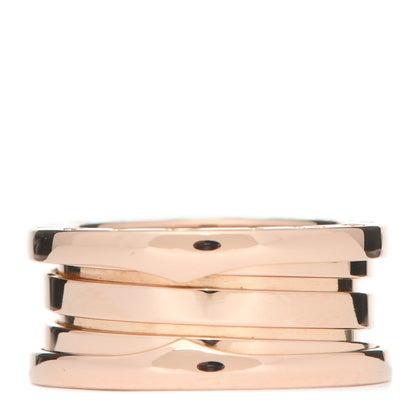 Bulgari 18K Rose Gold B.Zero1 Three-Band Ring 48 4.25 3 of 5