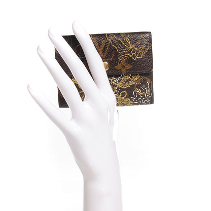 Louis Vuitton Monogram Dentelle Ludlow Wallet Gold 2 of 7