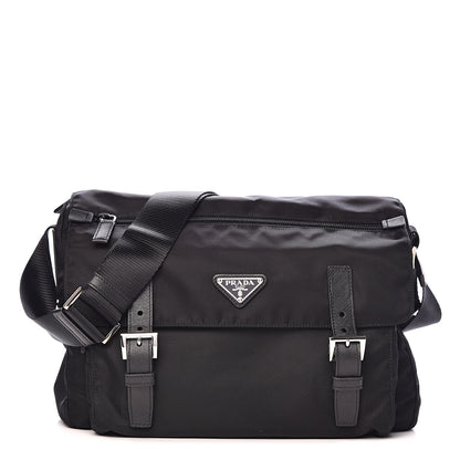 Prada Nylon Vela Sport Messenger Bag Black 1 of 10
