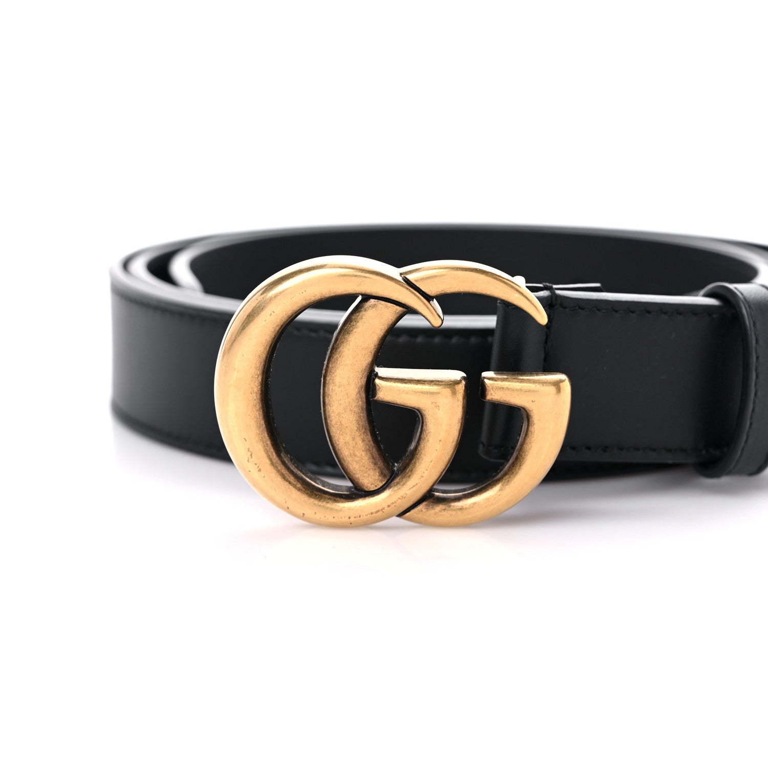 Gucci Moon Calfskin Double G 30mm Belt 115 46 Black 5 of 5