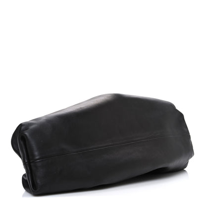 Bottega Veneta Smooth Butter Calf The Pouch Oversized Clutch Black 4 of 11