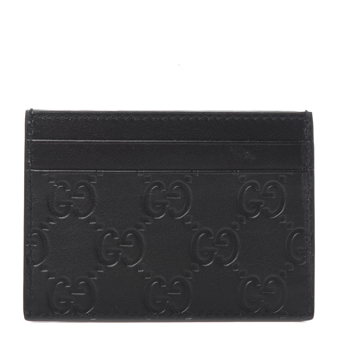 Guccissima Card Holder Black