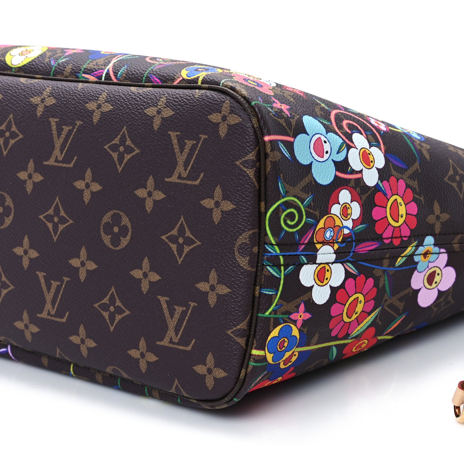 Louis Vuitton LV X TM Monogram Flowers Neverfull MM 10 of 10
