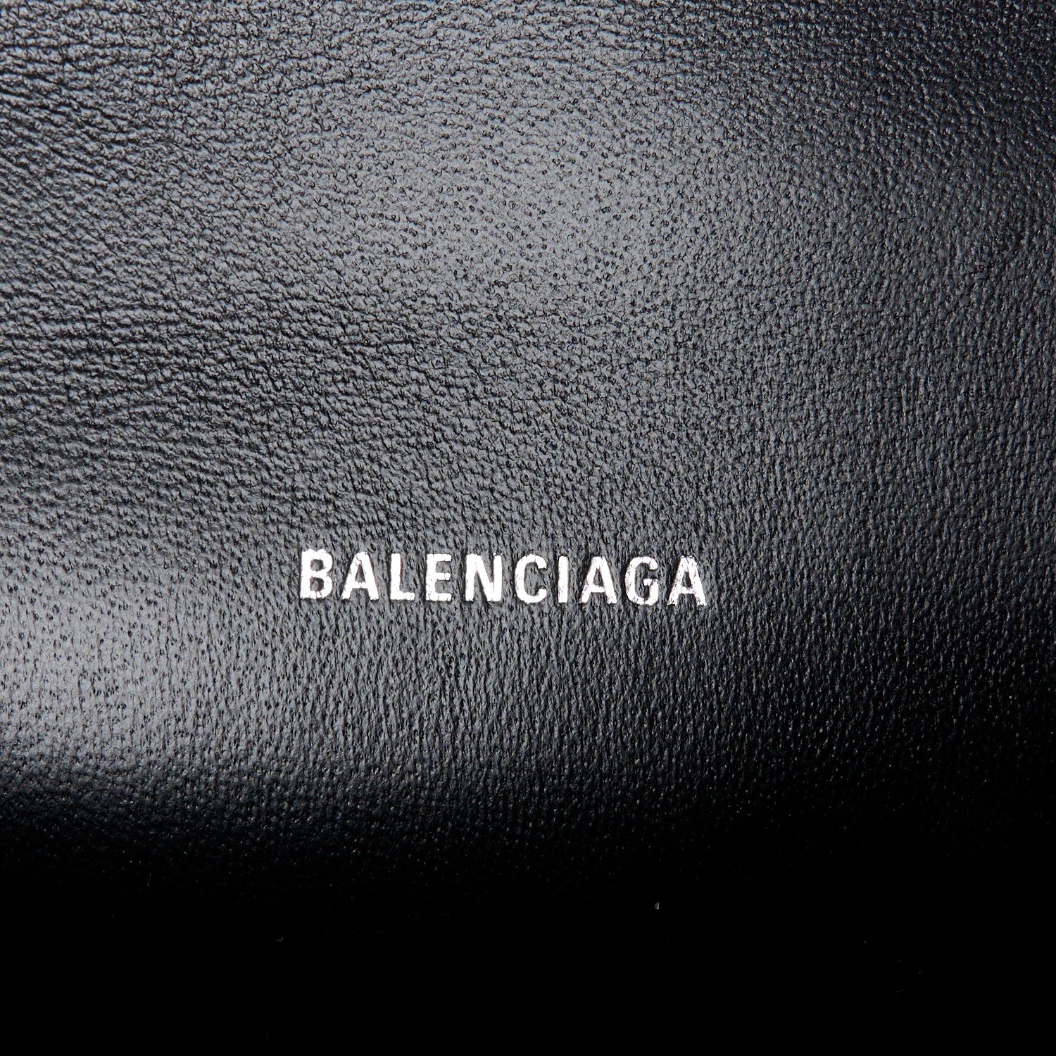 Balenciaga Grained Calfskin Hourglass Top Handle Bag XS Black 6 of 10