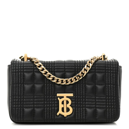 Burberry Grainy Calfskin Quilted Mini Lola Bag Black 1 of 8