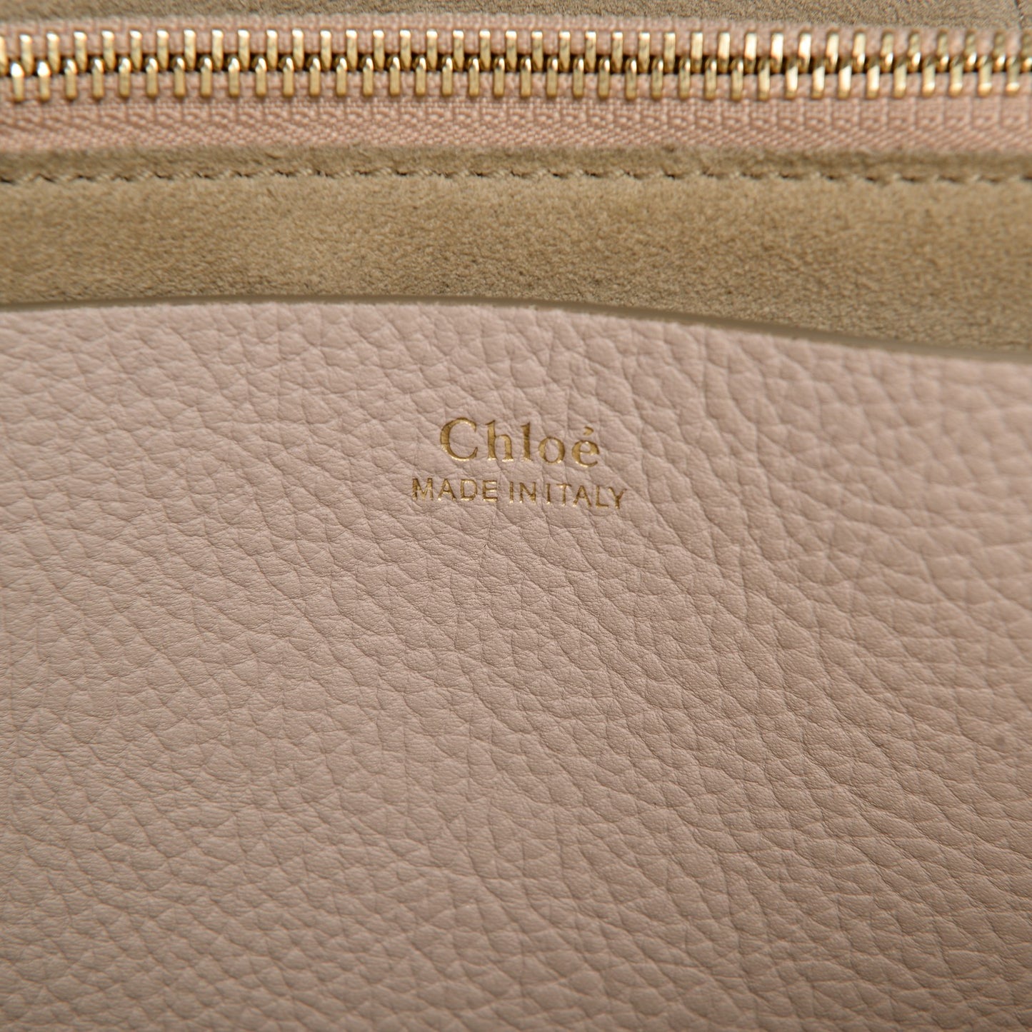 Grained Calfskin Small Hayley Hobo Abstract White