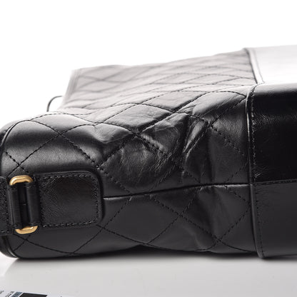 Chanel Aged Calfskin Quilted Medium Gabrielle Hobo Black 12 of 13