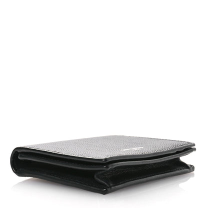 Saint Laurent Grain De Poudre Business Card Case Black 4 of 8