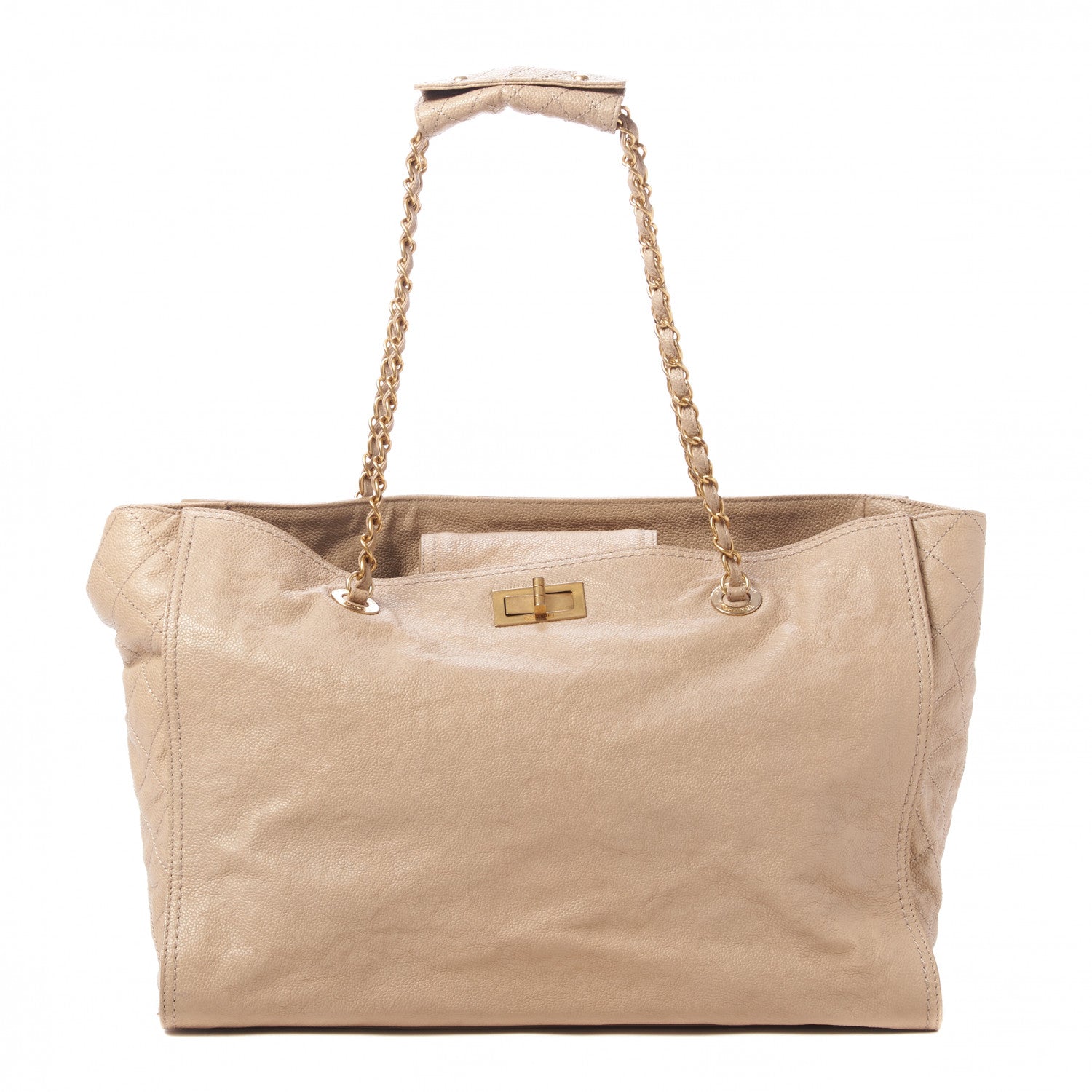 Chanel Caviar Large Edy Reissue Tote Beige 1 of 11