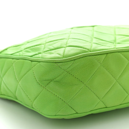 Chanel Lambskin Quilted Tassel Camera Case Green 10 of 14