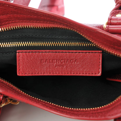 Balenciaga Agneau Giant 12 Gold Hardware Mini City Rouge Sapphire 6 of 7