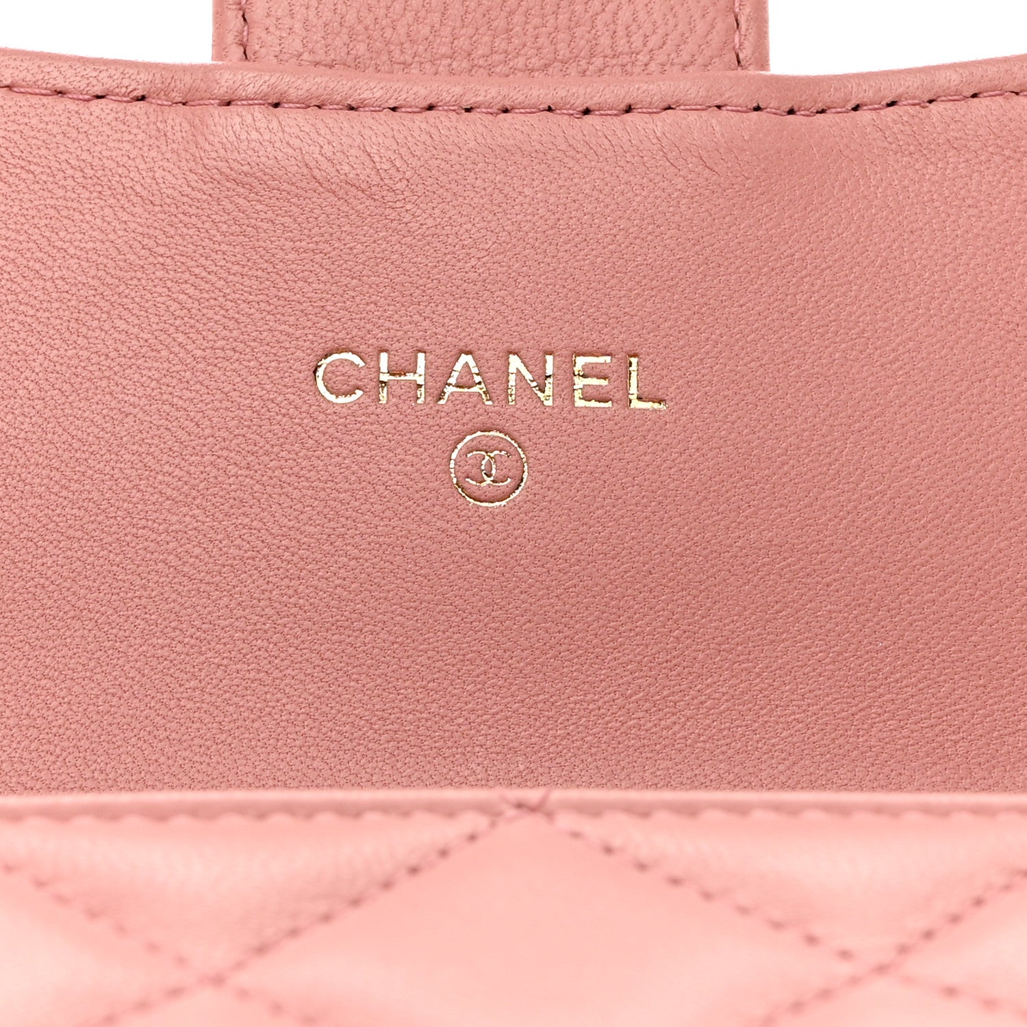 Chanel Lambskin Quilted Large Gusset Flap Wallet Pink 6 of 9
