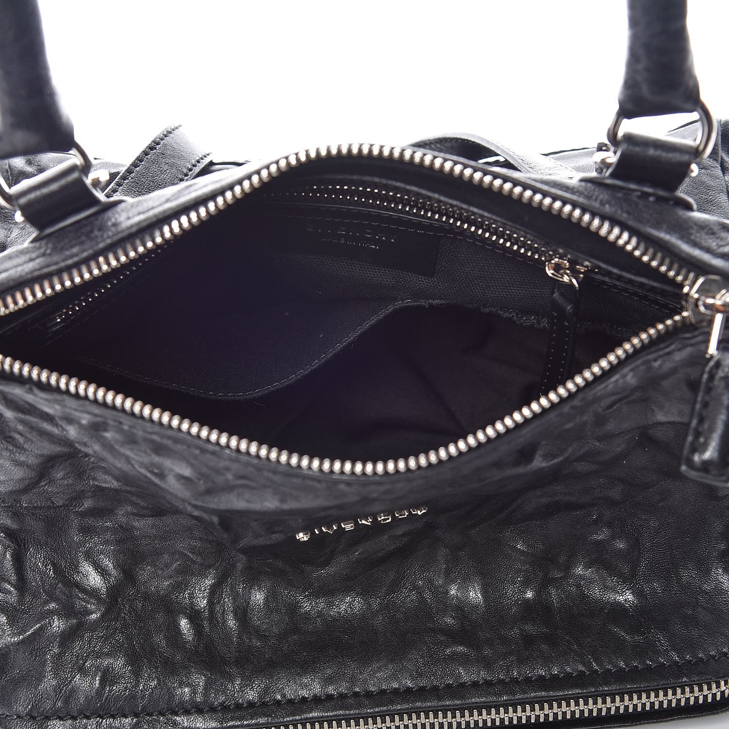 Tumbled Sheepskin Small Pandora Black