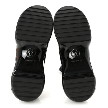 Louis Vuitton Stretch Textile Patent LV Archlight Sneaker Boots 35 Black 6 of 8