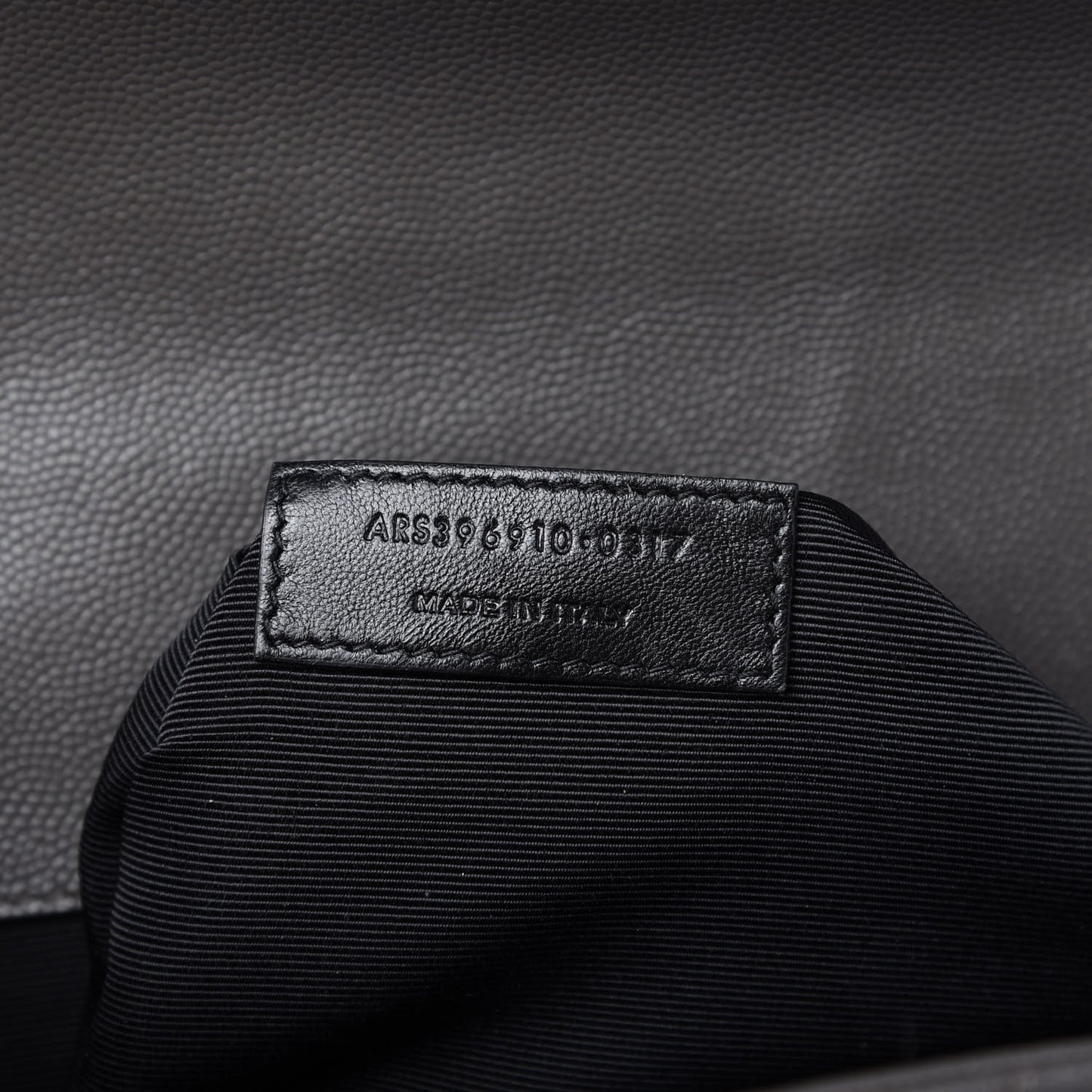 Grain De Poudre Large Tri-Quilt Monogram Satchel Fog