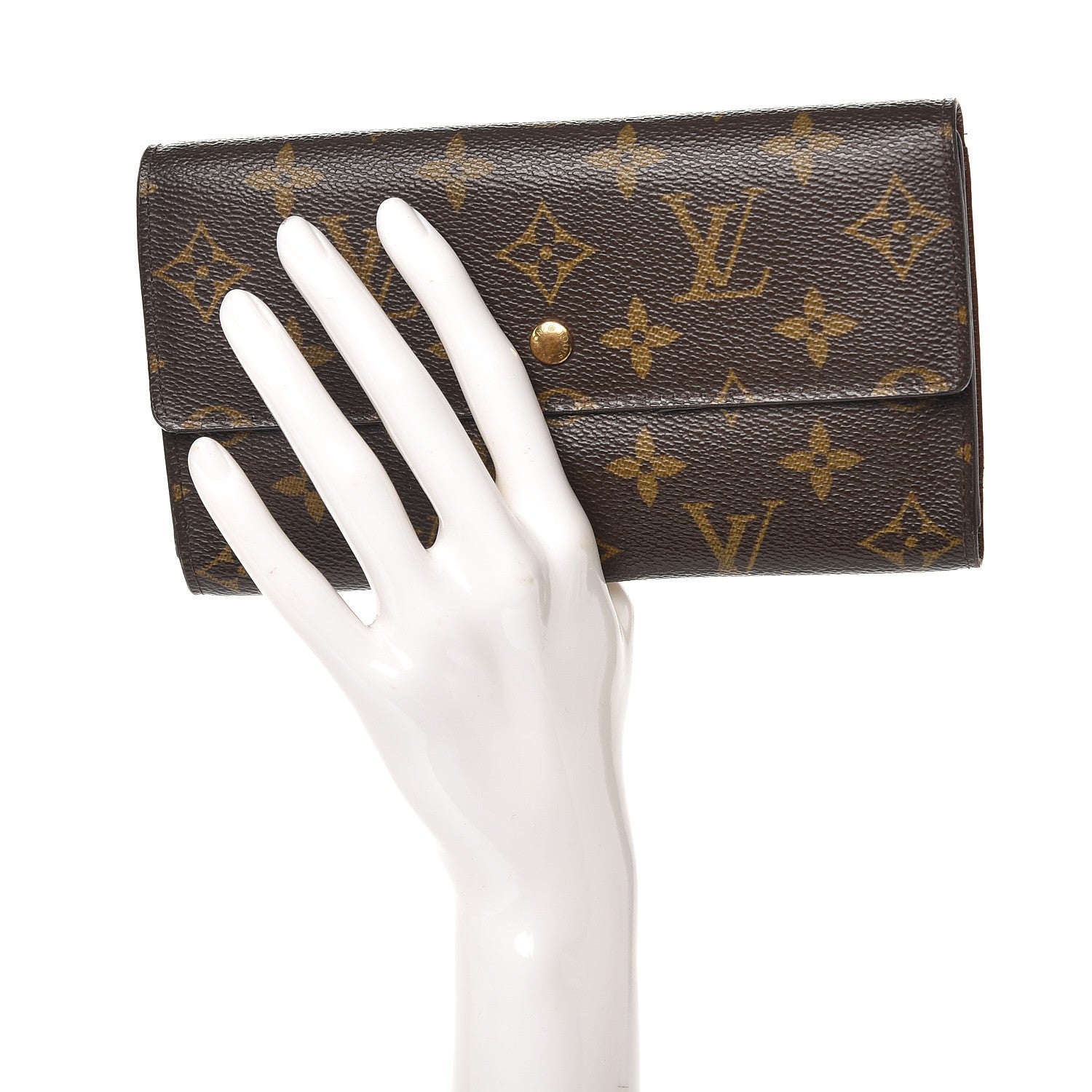 Louis Vuitton Monogram Porte Tresor International Wallet 2 of 9