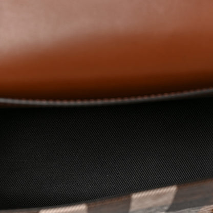 Burberry E-canvas Check Dorset Crossbody Dark Birch Brown 5 of 8