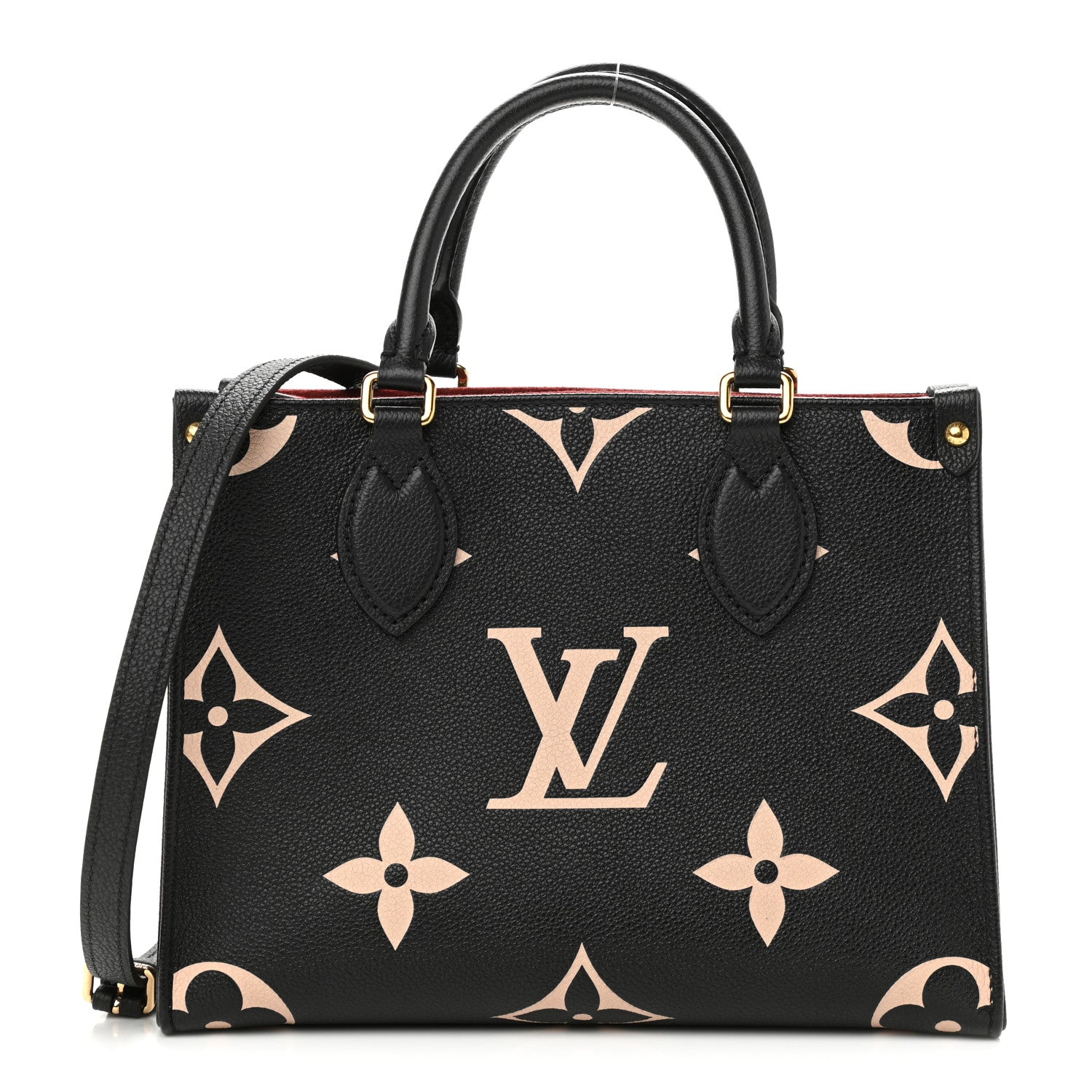 Louis Vuitton Empreinte Monogram Giant Onthego PM Black Beige 1 of 10