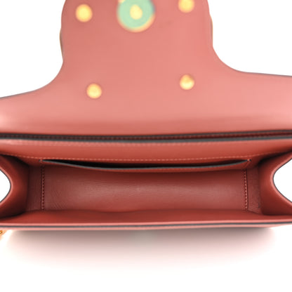 Valentino Garavani Calfskin Vlogo Loco Shoulder Bag Gingerbread 5 of 11