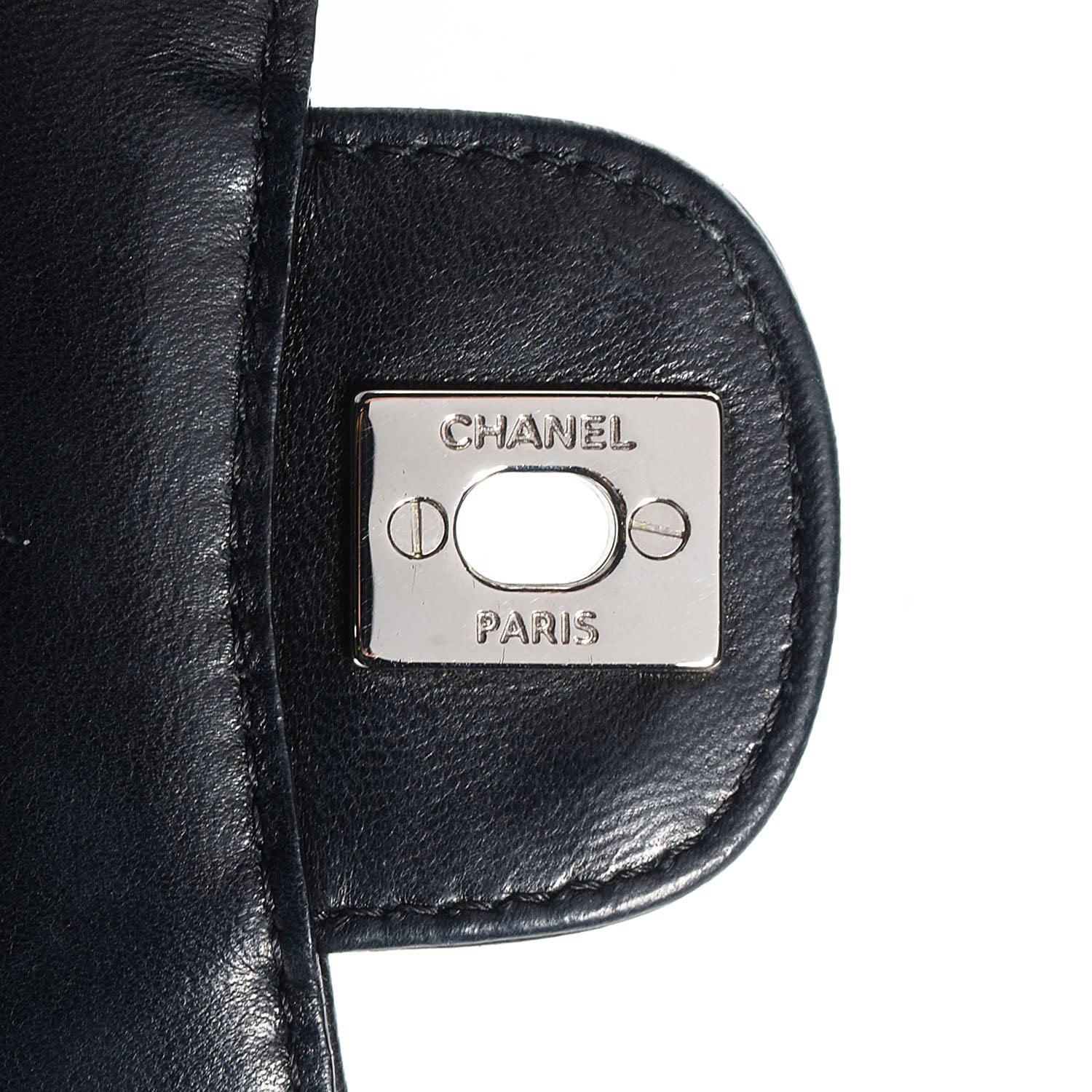 Chanel Lambskin Quilted Mini Crossbody Flap Black 9 of 9
