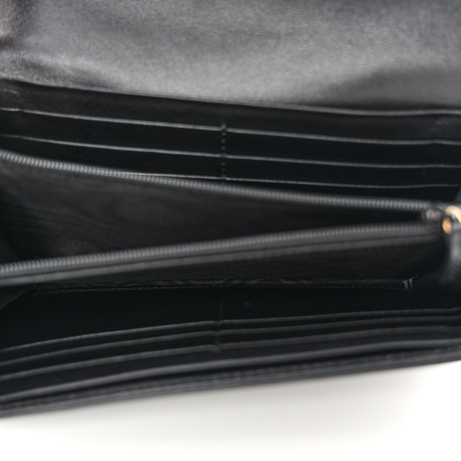 Gucci Calfskin Matelasse GG Marmont Continental Wallet Black 5 of 7