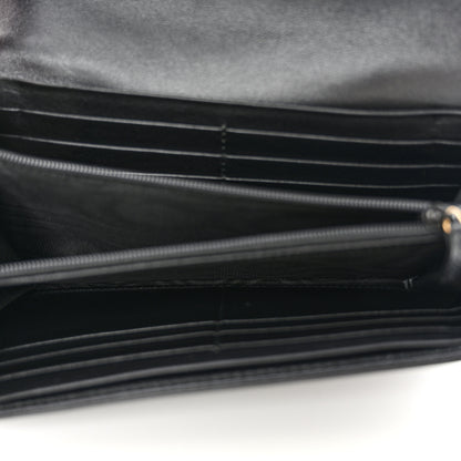 Gucci Calfskin Matelasse GG Marmont Continental Wallet Black 5 of 7