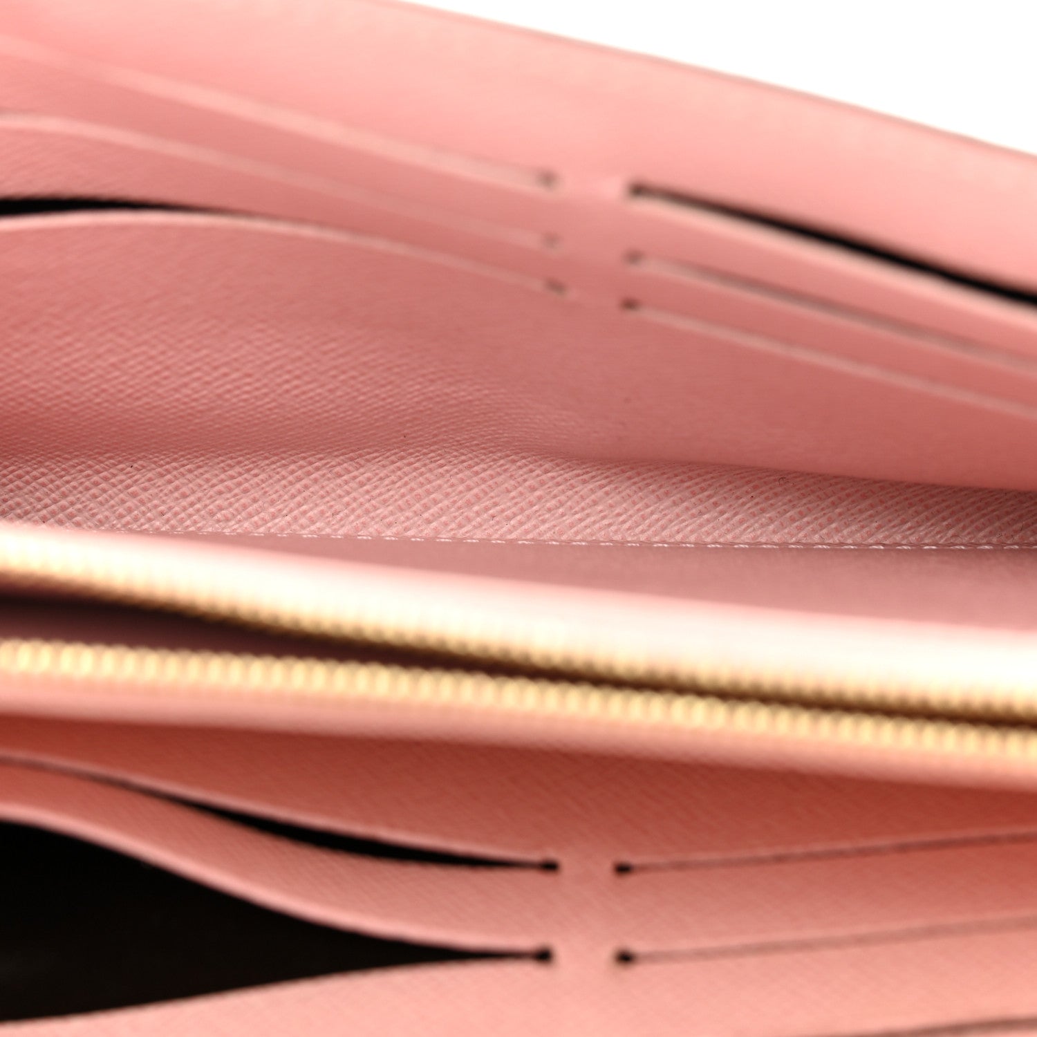 Louis Vuitton Damier Ebene Sarah Wallet NM Rose Ballerine 5 of 10
