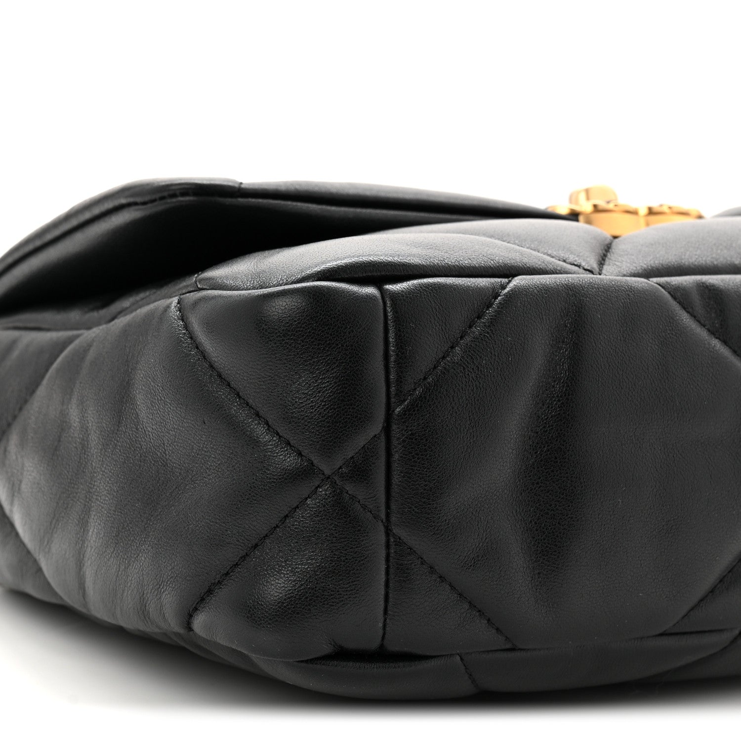 Chanel Lambskin Quilted Medium Chanel 19 Flap Black 17 of 21