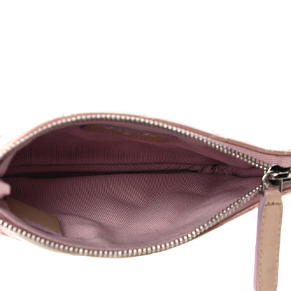 Chanel Iridescent Calfskin Quilted Small Cosmetic Case Pink 4 of 11