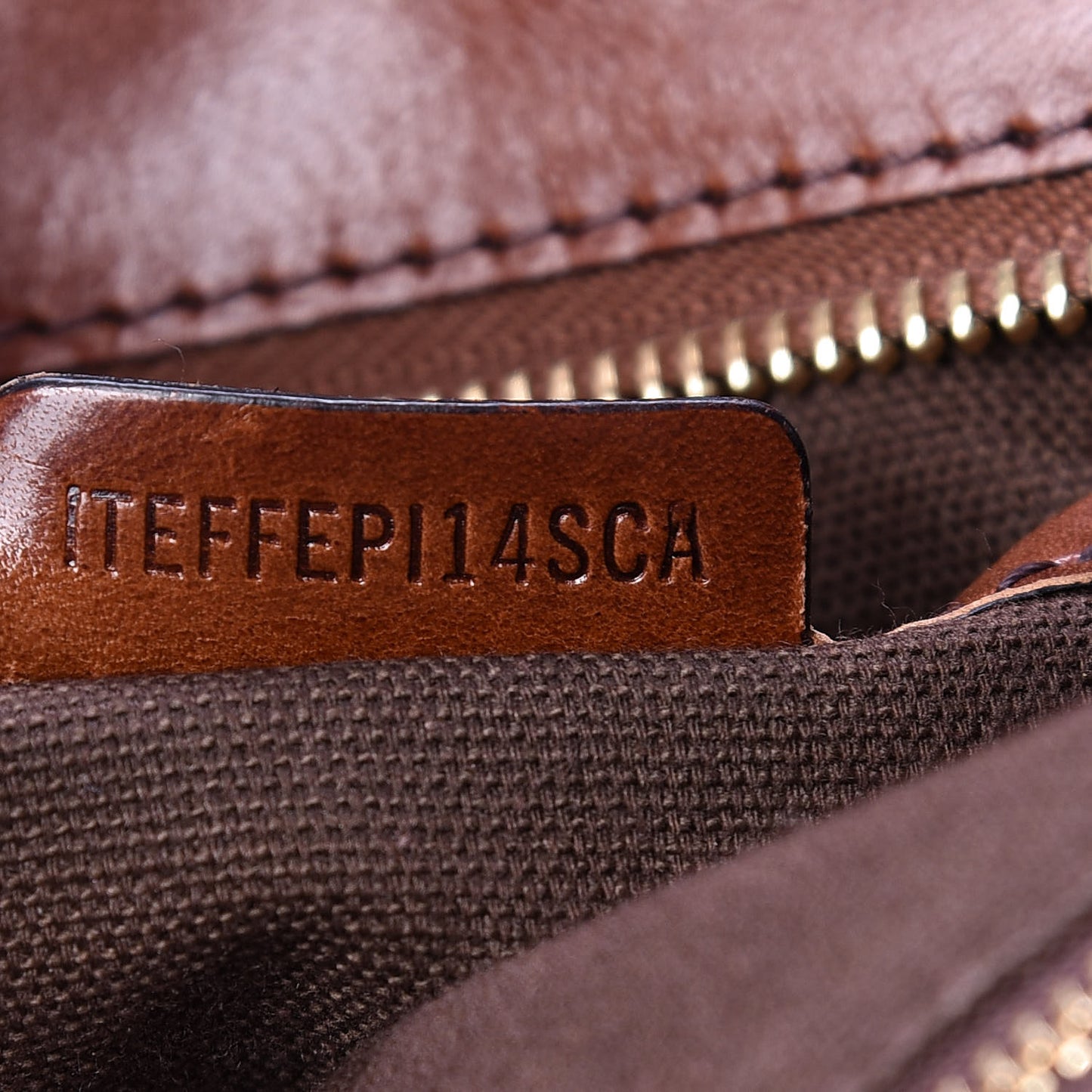 House Check Studded Large Greenham Tote Dark Tan