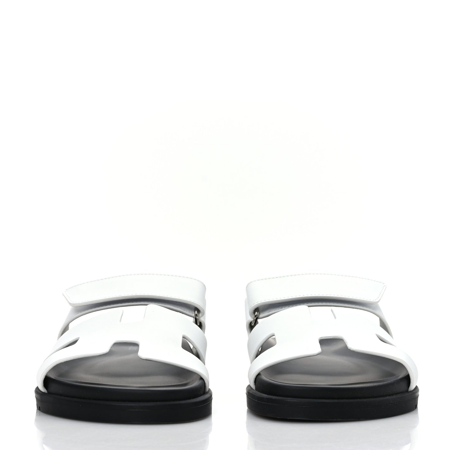 Calfskin Womens Chypre Sandals 39 White