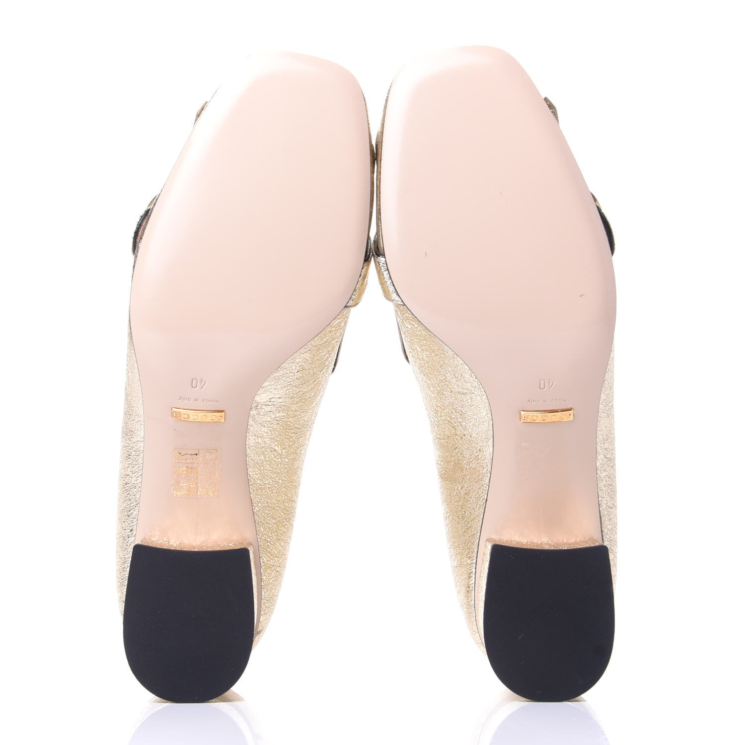 Gucci Galassia GG Marmont Fringe 50mm Loafer Pumps 40 Platino 7 of 11