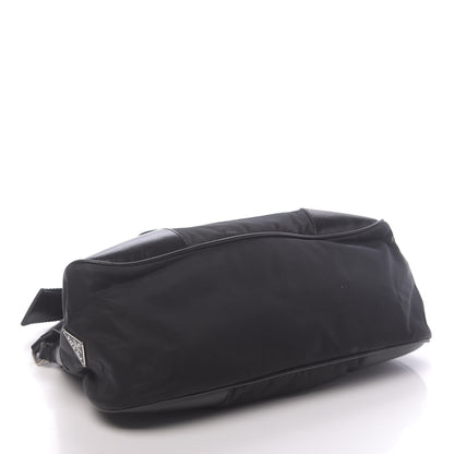 Prada Tessuto Nylon Soft Calf Shoulder Bag Black 4 of 13