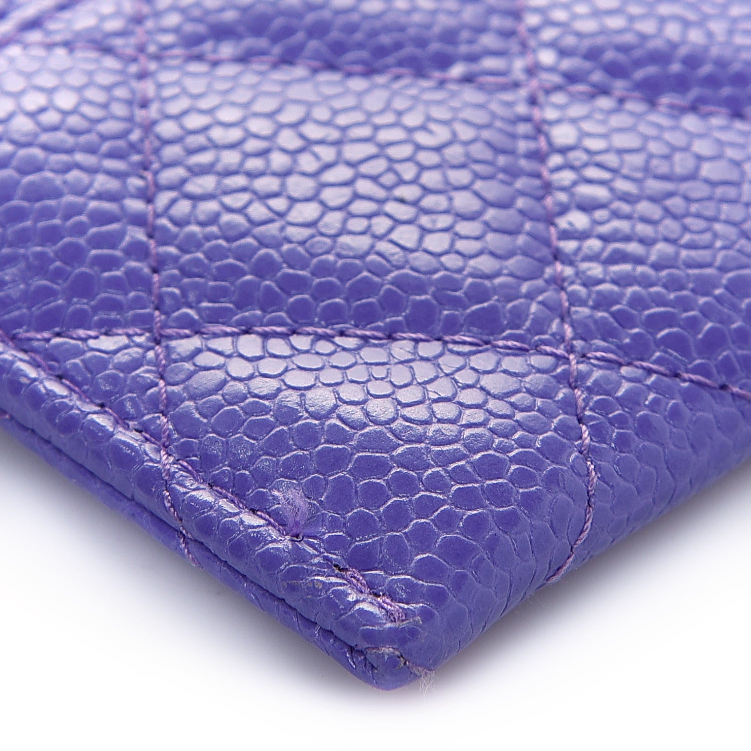 Chanel Caviar Quilted Incognito Card Holder Purple 12 of 14