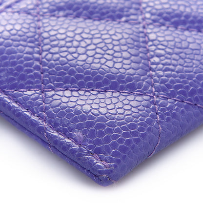 Chanel Caviar Quilted Incognito Card Holder Purple 12 of 14
