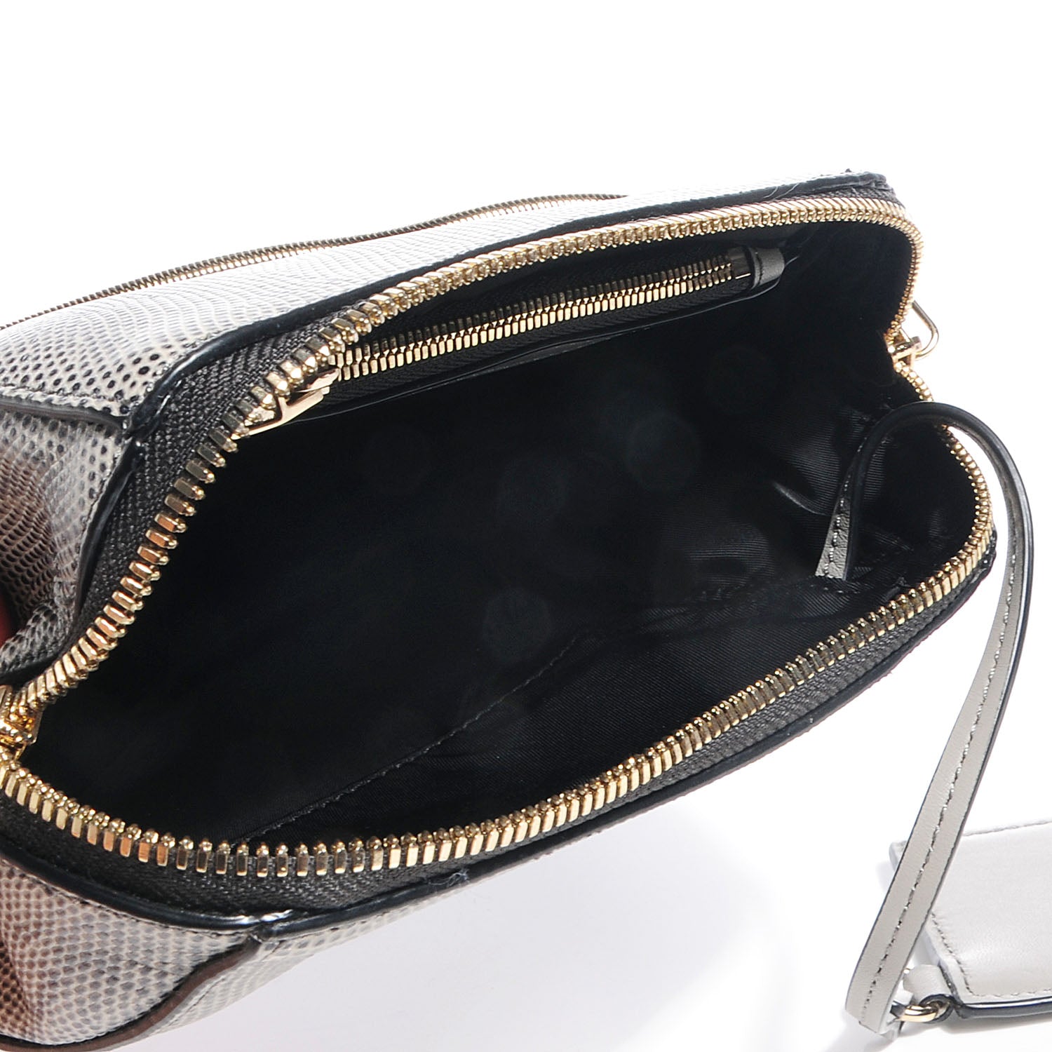 Alexander Wang Lizard Stamped Chastity Clutch Oyster 5 of 7