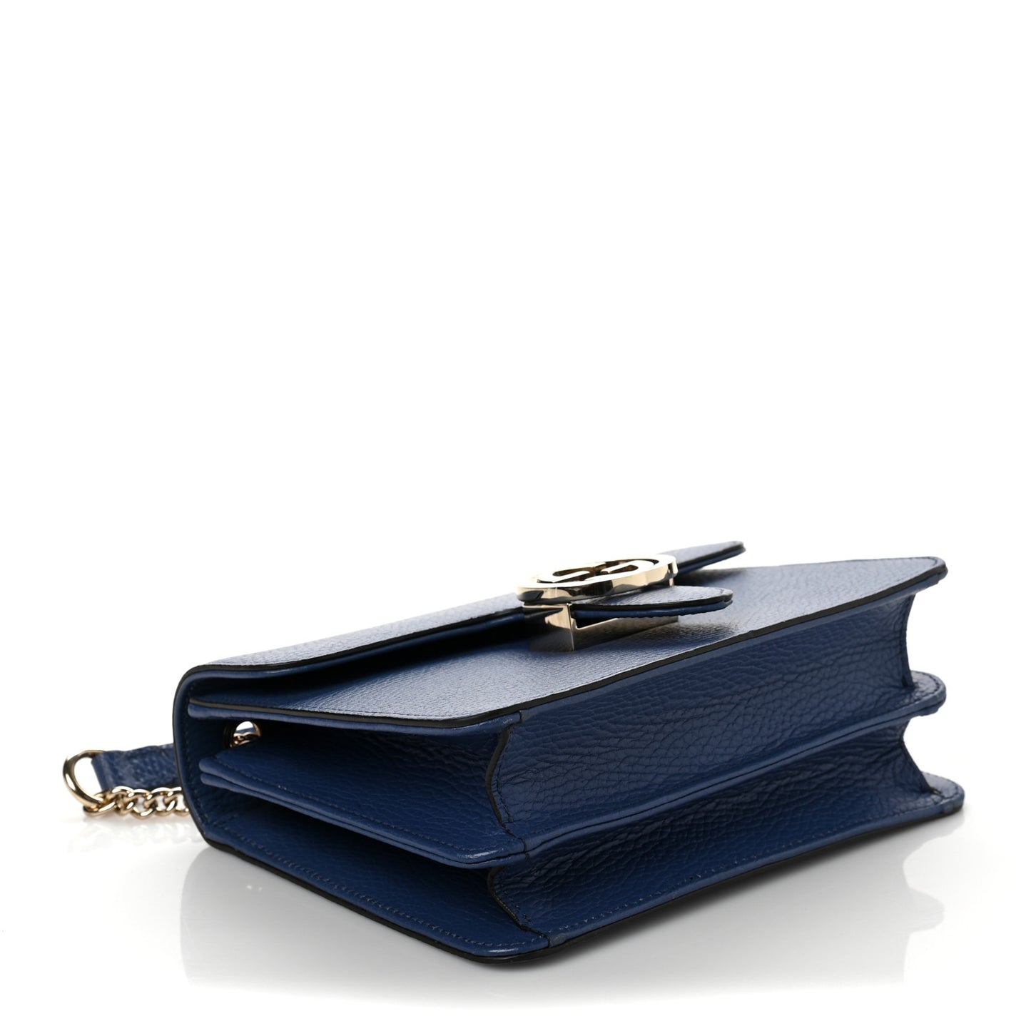 Dollar Calfskin Small Interlocking G Shoulder Bag Caspian