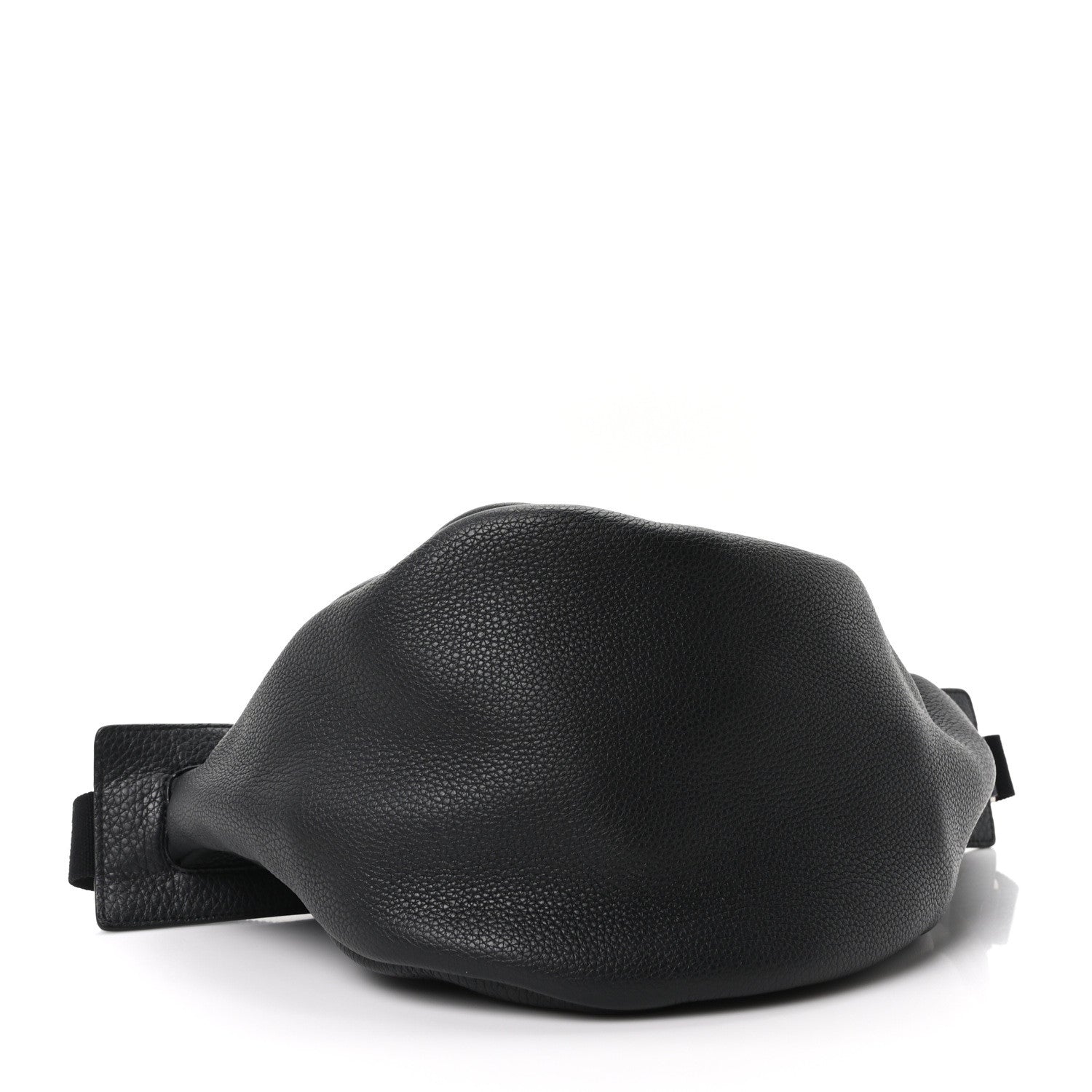 The Row Grained Calfskin Large Slouchy Banana Bag Black 4 of 10