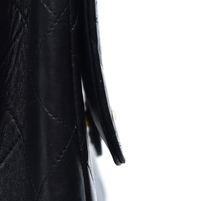 Chanel Lambskin Quilted Jumbo Single Flap Black 18 of 18