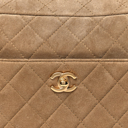 Chanel Suede Quilted Camerissimo Case Beige 8 of 11