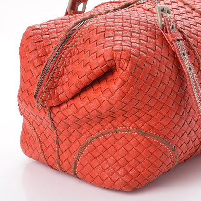 Bottega Veneta Cervo Intrecciato Satchel Orange 8 of 11