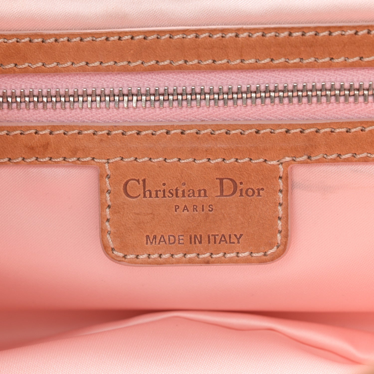 Christian Dior Monogram Romantique Trotter Flap Bag Beige Rose Clair 5 of 12