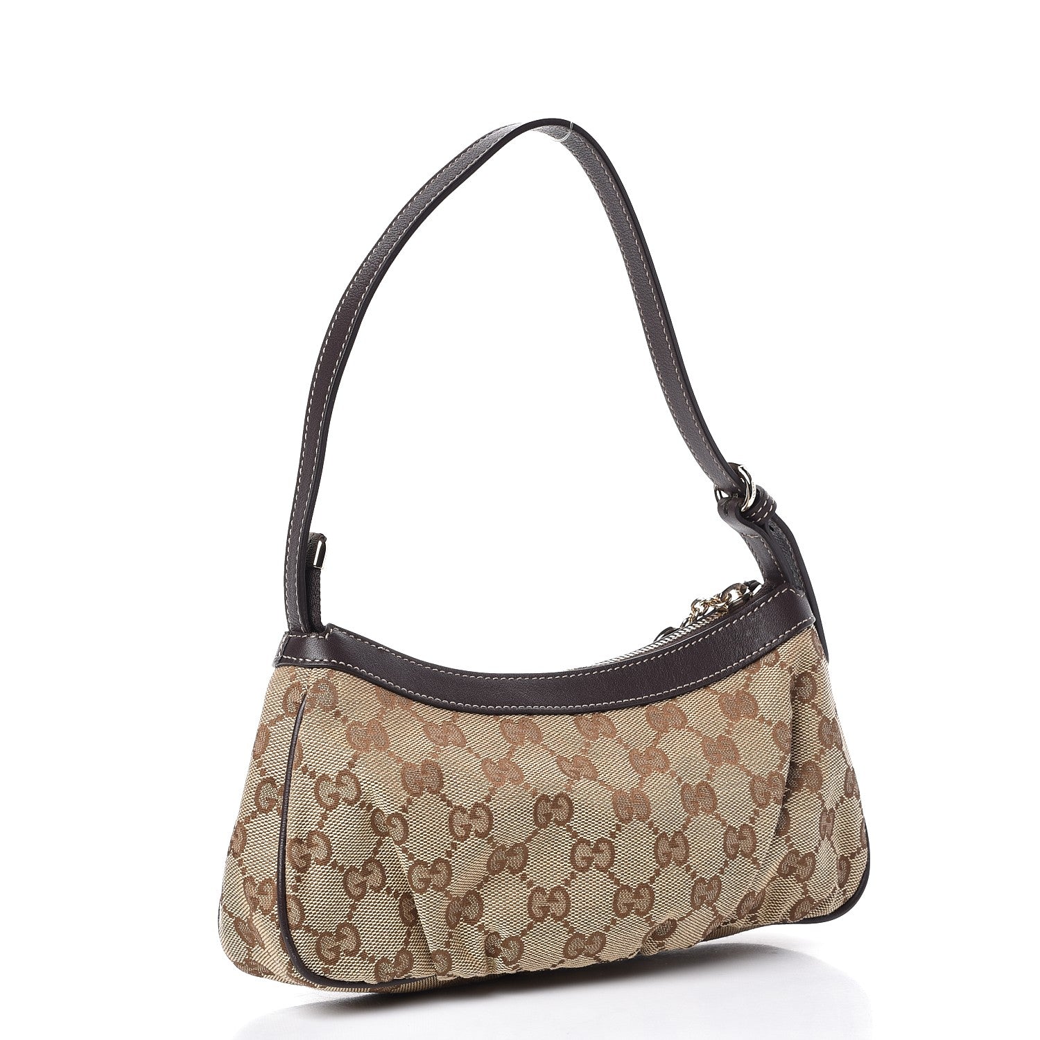 Gucci Monogram Lovely Heart Cosmetic Case Dark Brown 3 of 8