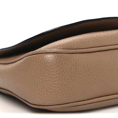 Gucci Pebbled Calfskin Medium Soho Flap Crossbody Camelia 9 of 10