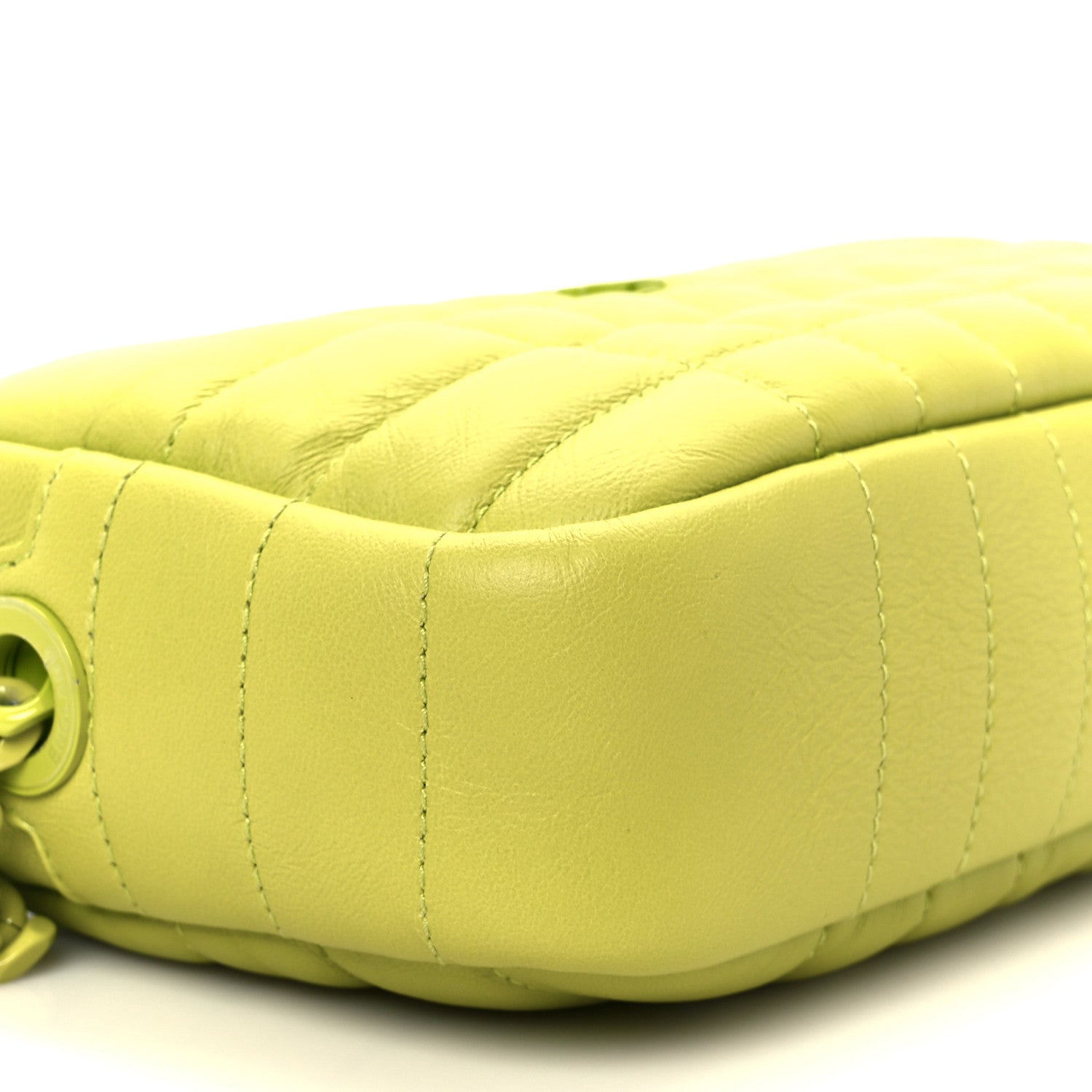 Burberry Lambskin Quilted Mini Lola Camera Bag Vivid Vivid Lime 9 of 10
