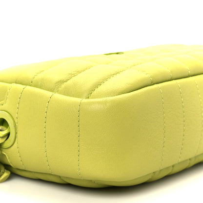 Burberry Lambskin Quilted Mini Lola Camera Bag Vivid Vivid Lime 9 of 10