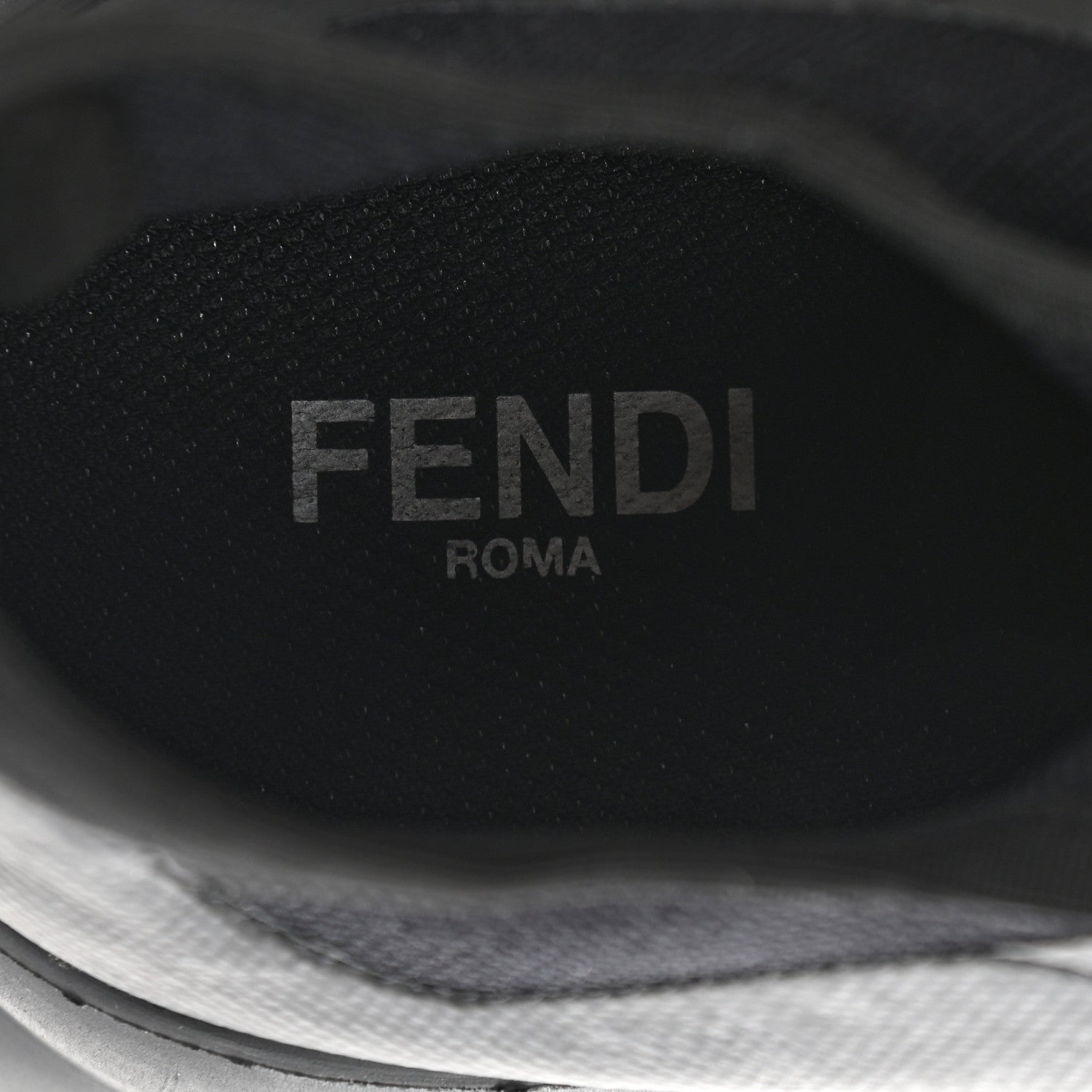 Fendi Coated Mesh Vocab High Top Sneakers 8 Black 7 of 10