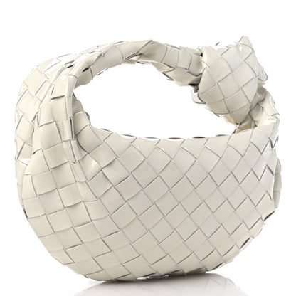 Bottega Veneta Patent Nappa Intrecciato Mini Jodie White 3 of 9