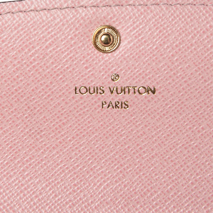Louis Vuitton Monogram Emilie Wallet Rose Ballerine 7 of 9